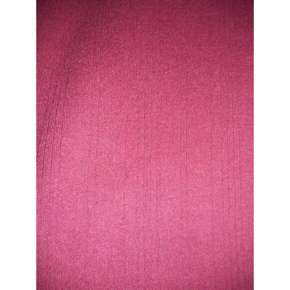 Burgundy ribbed Knit Sz M Collared Performance Polo shirt Short sleeve Architect - Picture 3 of 4